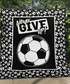 Customized Soccer Quilt Bedding Set for Picnic Hobby and Family Gifts