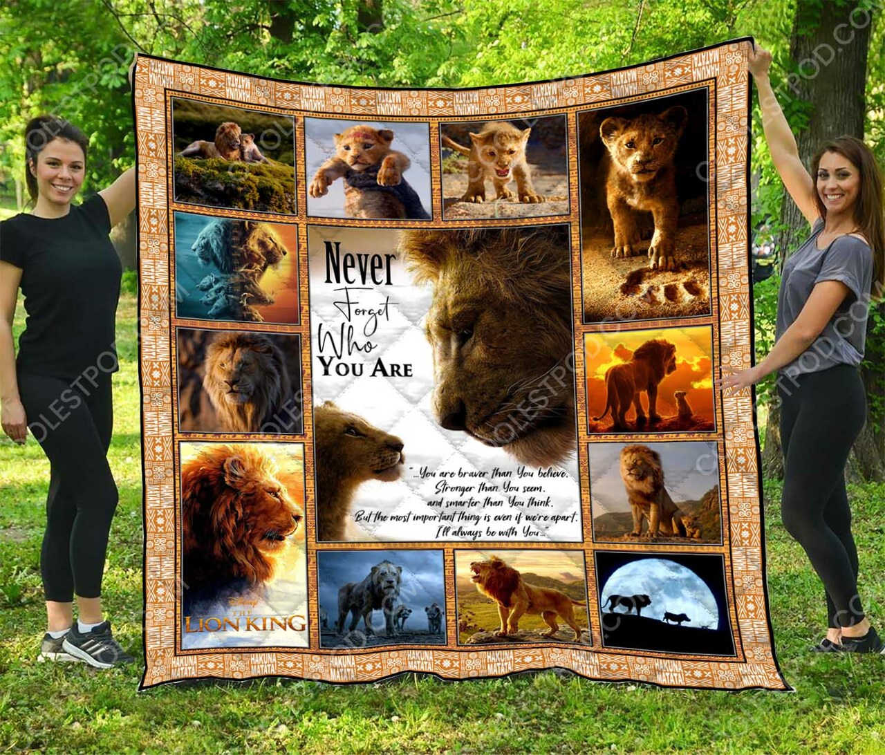 Customized The Lion King Quilt Bedding Set, Great for Bedroom Decoration and Family Gifts