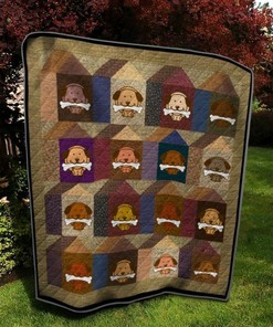 Cute Beagle Personalized Quilt Bedding Set, Ideal for Home Decoration and Family Gifts