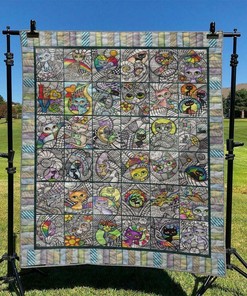 Cute Cat Personalized Quilt Bedding Set, Great for Bedroom Decoration and Family Gifts