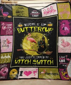 Cute Flamingo Quilt Bedding Set Blanket for Cozy Home Decoration - Family Gifts