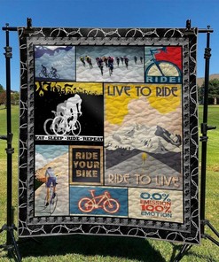 Cycling Quilt Bedding Set Bedroom Decor for Family