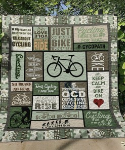 Cycling Quilt Bedding Set Bedroom Decor for Housewarming Gifts