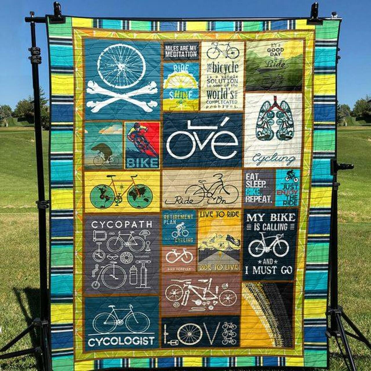 Cycologist Custom Quilt Blanket Bedding Set for Bedroom Decoration and Gifts for Fans