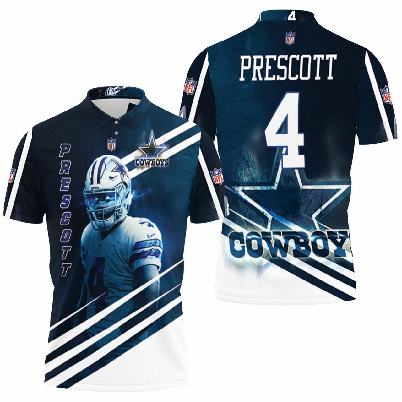Dak Prescott Dallas Cowboys Polo Shirt