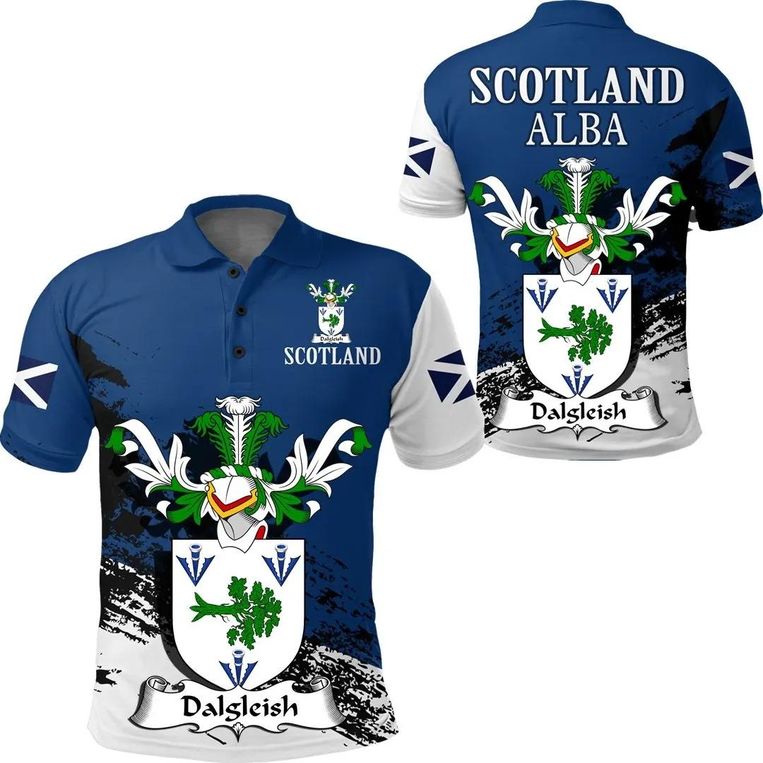 Dalgleish Scottish Family Crest Scotland Special Polo Shirt - Golf Shirt
