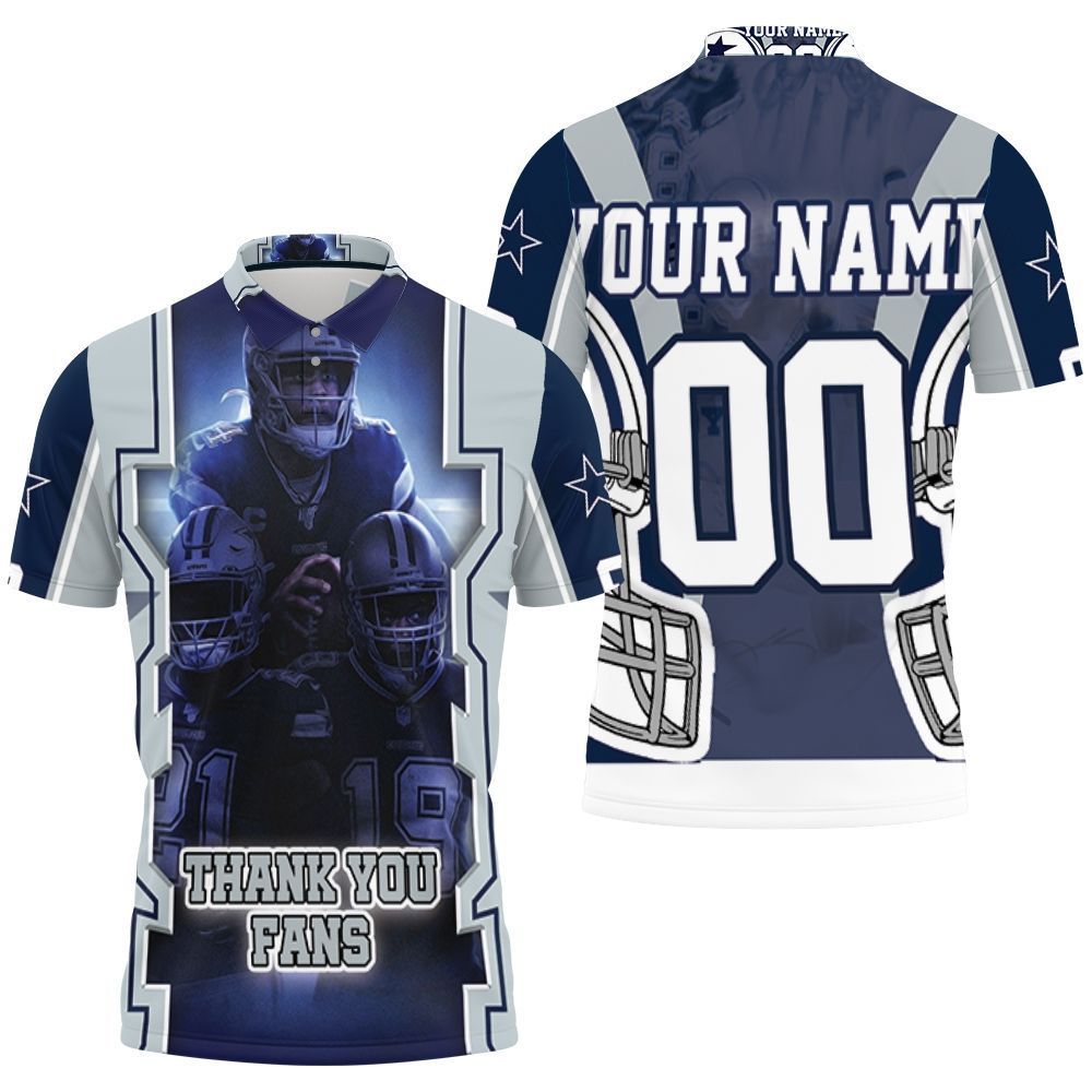 Dallas Cowboy Thank You Fans Nfc East Division Super Bowl 2021 Personalized Polo Shirt All-Over Print