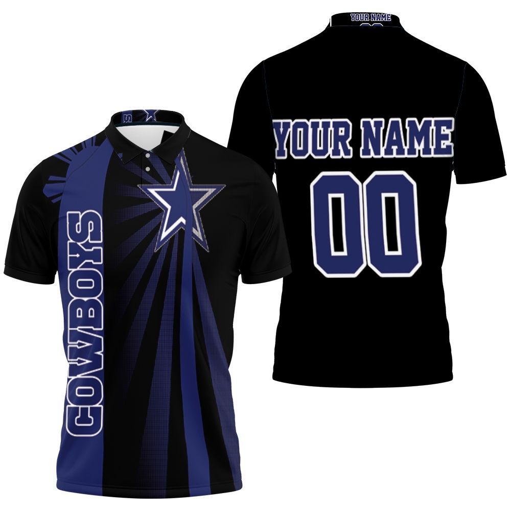 Dallas Cowboys 3D Personalized Polo Shirt All-Over Print