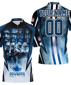 Dallas Cowboys 88 Drew Pearson Michael Irvin Dez Bryant Ceedee Lamb 3D Personalized Polo Shirt
