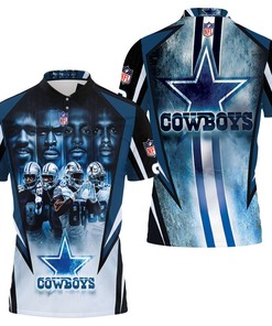 Dallas Cowboys 88 Drew Pearson Michael Irvin Dez Bryant Ceedee Lamb 3D Polo Shirt