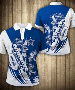 Dallas Cowboys Casual 3D Polo Shirt