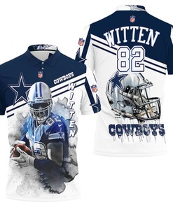 Dallas Cowboys Jason Witten 82 3D Polo Shirt