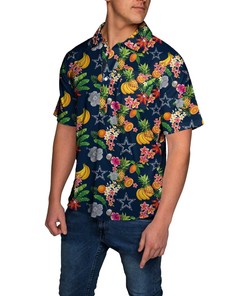 Dallas Cowboys Nfl Mens Fruit Flair Short Sleeve Polo Shirt 3D All Over Print Shirt3880