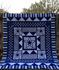 Dallas Cowboys Personalized Quilt Bedding Set Blanket - Gifts for Fans and Family