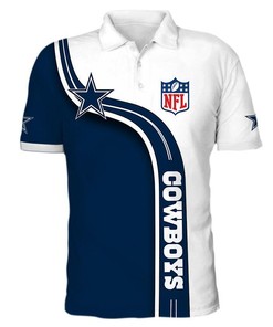 Dallas Cowboys Polo Shirt Mens 3D