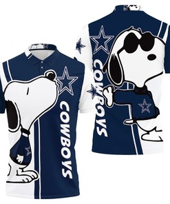 Dallas Cowboys Snoopy Lover 3D Printed Polo Shirt