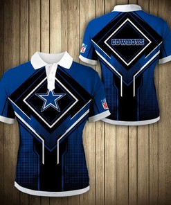 Dallas Cowboys Square Lattice Polo Shirt