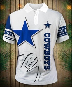 Dallas Cowboys Zigzag Casual Polo Shirt
