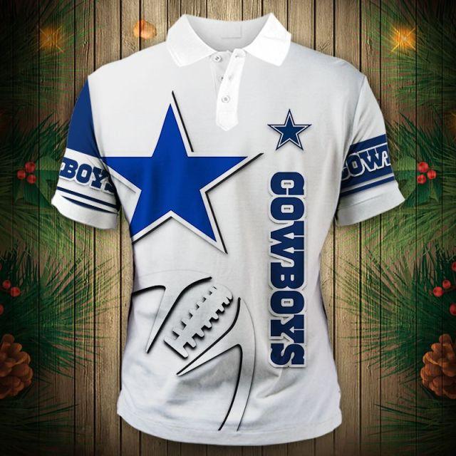 Dallas Cowboys Zigzag Casual Polo Shirt