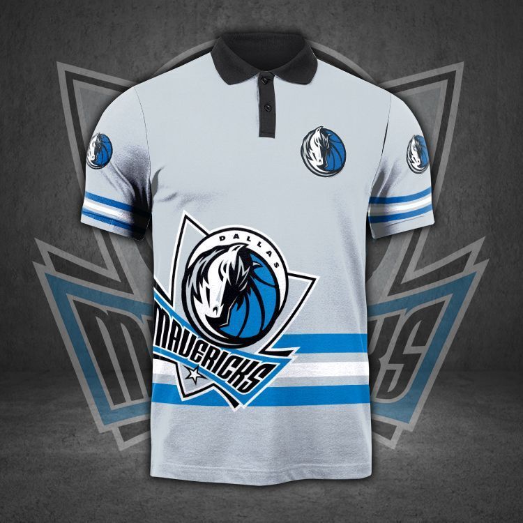 Dallas Mavericks 3D Polo Shirt