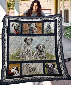 Dalmatian Four Five Seconds Quilt Blanket Bedding Set for Picnic and Gifts for Family