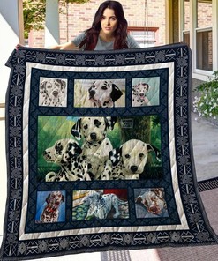 Dalmatian Here Me Calling Quilt Bedding Set Blanket - Gifts for Family