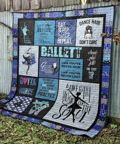 Dance Is The Music Of The Soul Quilt Bedding Set Blanket Bedroom Decor, Gifts for Family