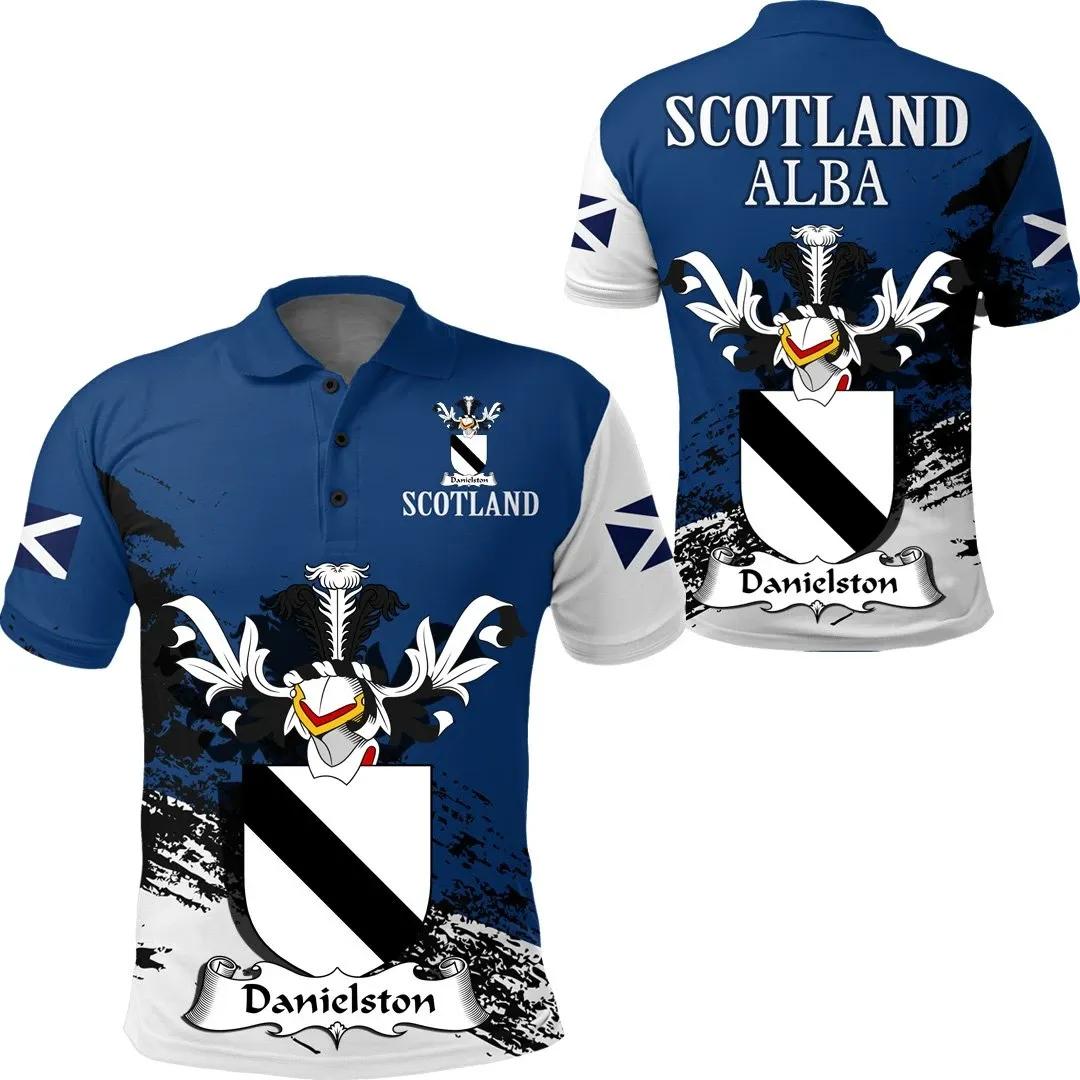 Danielston Scottish Family Crest Scotland Special Polo Shirt - Golf Shirt