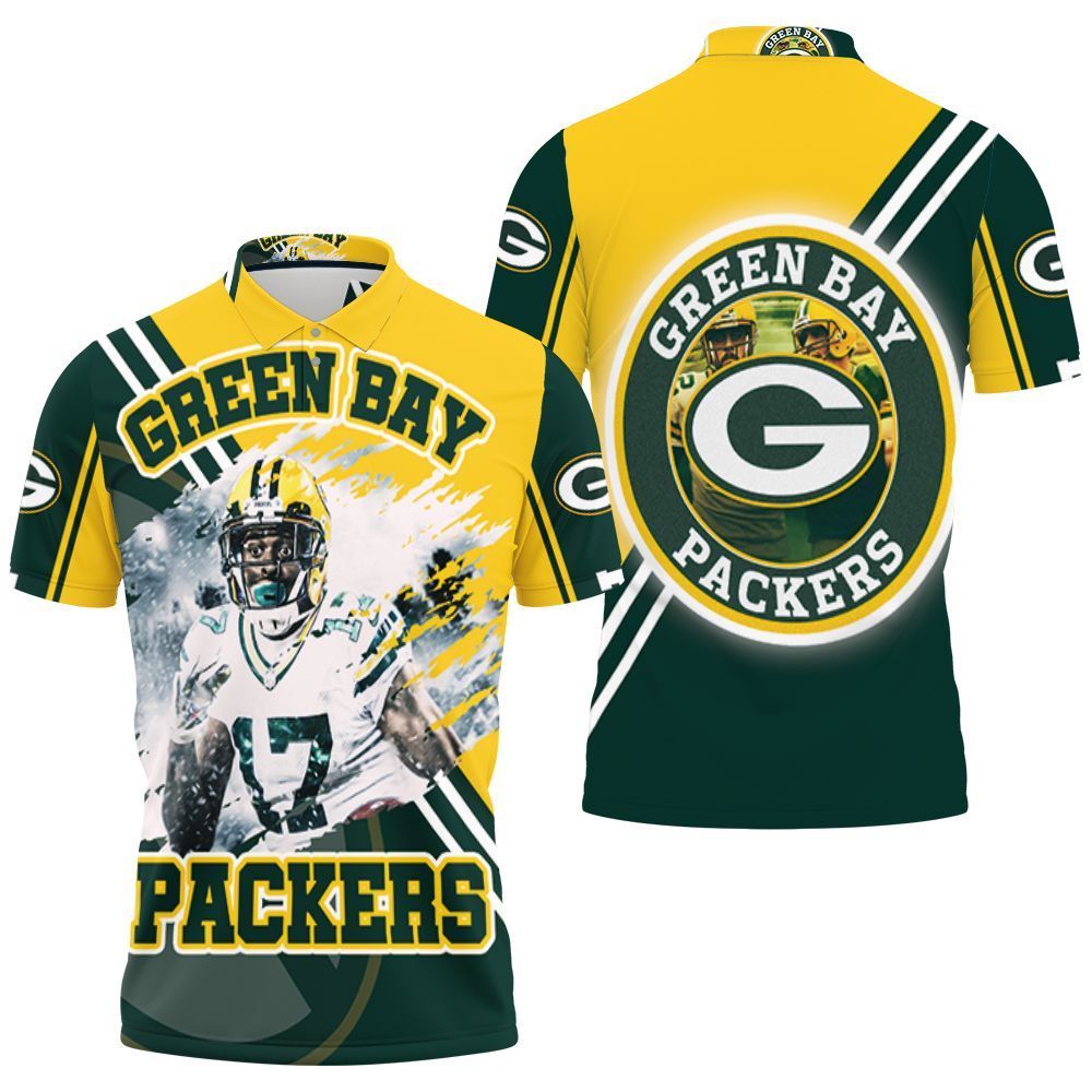 Davante Adams 17 Green Bay Packers For Fans 3D Polo Shirt