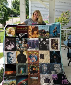 Decorate Your Room with Van Morrison Albums Cover Poster Quilt Bedding Set - Gifts for Family