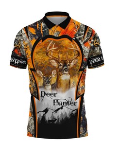 Deer Hunting Deer Hunter Polo Shirt All Over Print