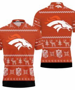 Denver Broncos Christmas 3D Polo Shirt Gift for Fans