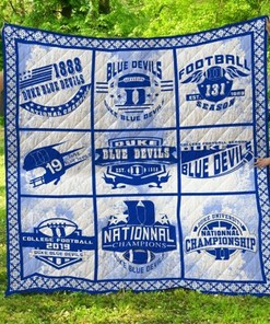 Depaul Blue Demons Quilt Bedding Set Blanket - Great for Bedroom Decoration and Gifts for Fans