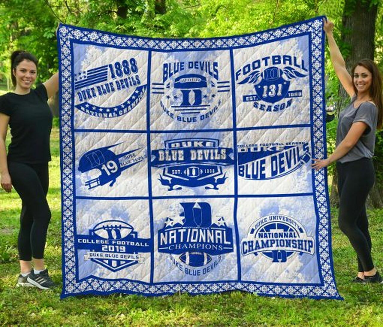 Depaul Blue Demons Quilt Bedding Set Blanket - Great for Bedroom Decoration and Gifts for Fans