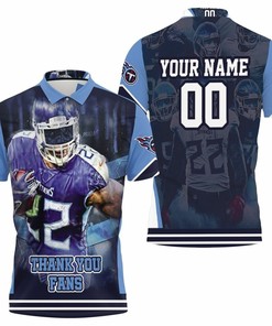 Derrick Henry 22 Tennesee Titans Super Bowl 2021 Afc South Division Personalized Polo Shirt