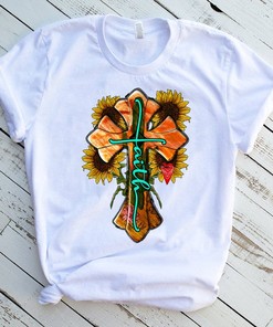 Desert Cross T-Shirt - Love Like Jesus Christian Sublimation Design