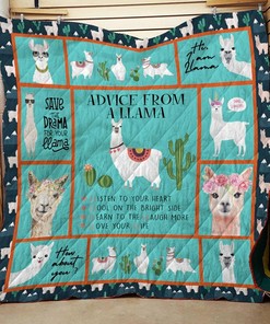 Design Your Own Llama Quilt Bedding Set for Bedroom Decor and Family Gifts, Great for Home Decoration and Picnic