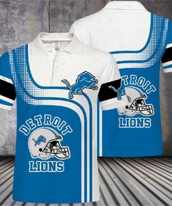 Detroit Lions Casual Polo Shirt