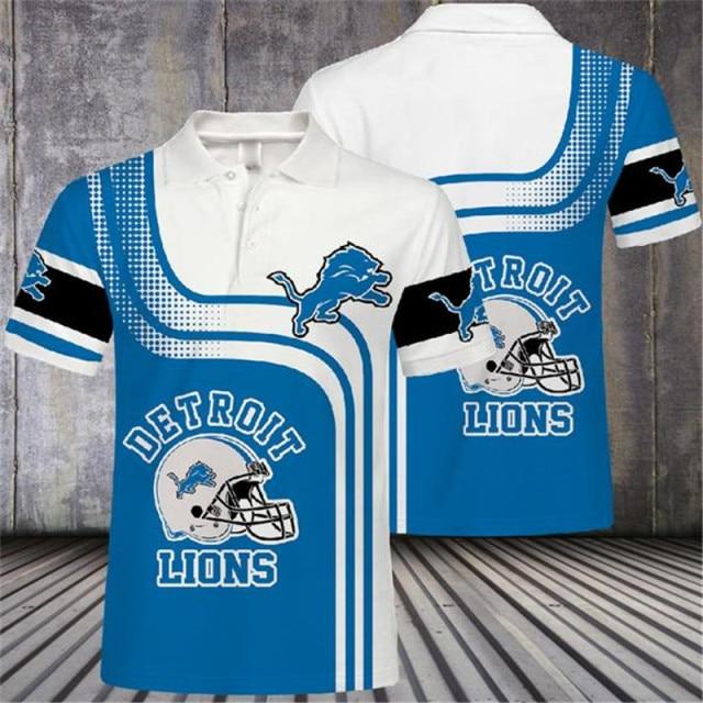 Detroit Lions Casual Polo Shirt