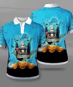 Detroit Lions Halloween Polo Shirt