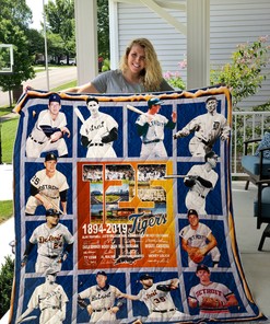 Detroit Tigers Anniversary Quilt Bedding Set for Home Decoration and Family Gifts