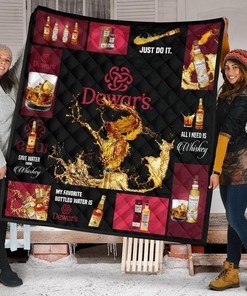 DewarS Scotch All I Need Is Whisky Gift Idea Quilt Bedding Set Bedroom Decor, Gifts for Family