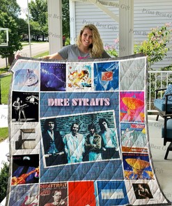 Dire Straits Albums Cover Poster Quilt Bedding Set Blanket Bedroom Decor, Gifts for Family