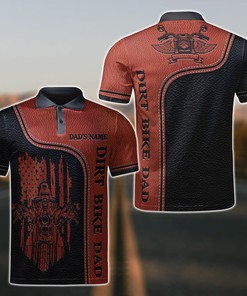 Dirt Bike Dad Father’S Day Polo Shirt