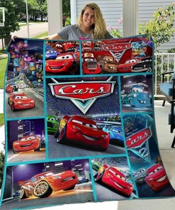 Disney Cars Quilt Bedding Set with Custom Name, Suitable for Home Decor and Picnic, Gifts for Family