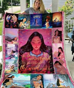 Disney Pocahontas Sofa Bed Throw Fleece Blanket Pct01 Quilt Bedding Set Bedroom Decor, Gifts for Family