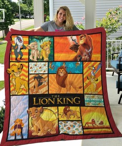 Disney The Lion King Simba Quilt Bedding Set Blanket Best Gifts For Fans, Birthday, Family