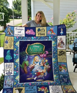 DisneyS Alice In Wonderland Quilt Bedding Set Blanket Premium Gift Idea For Fan