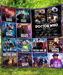 Doctor Who 56th Anniversary Personalized Quilt Bed Set Blanket- Gifts for Fans and Family