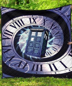 Doctor Who Tardis Funny Gift Idea For Fan Quilt Bedding Set Bedroom Decor, Gifts for Family
